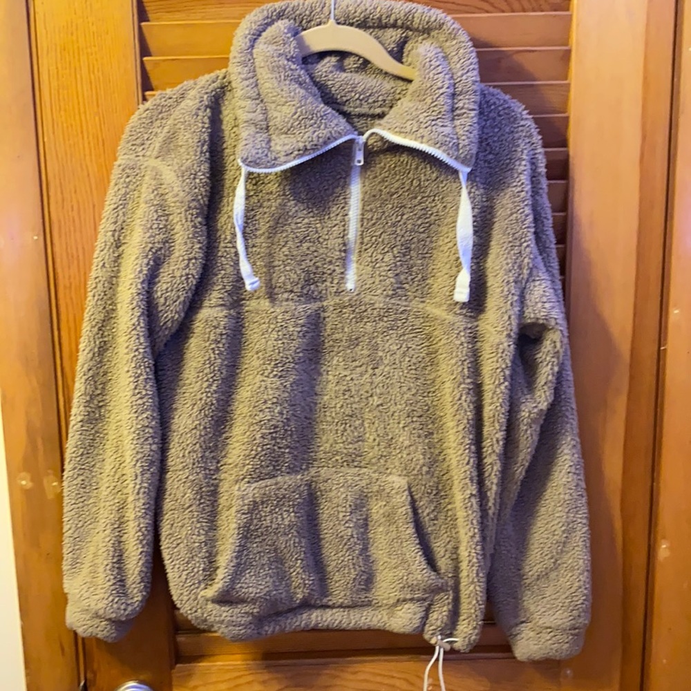 sherpa hoodie